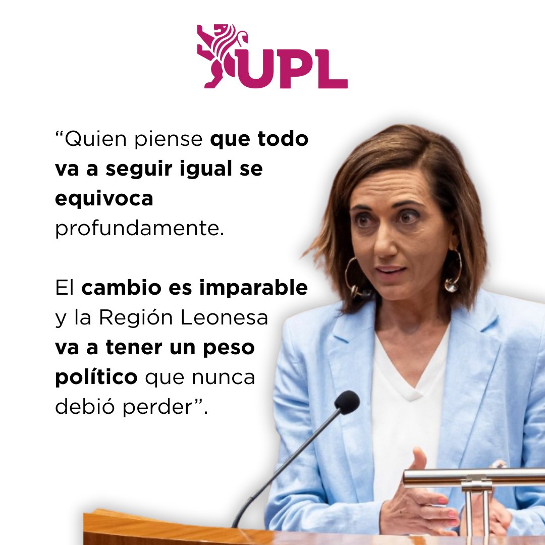 AliciaGallegUPL's tweet photo. 🪞 No es una anécdota, es el retrato de una tierra.  

🤝 Quien piense que todo va a seguir igual se equivoca profundamente. El cambio es imparable y la Región Leonesa va a tener un peso político que nunca debió perder. https://t.co/ReVEBjoi7o