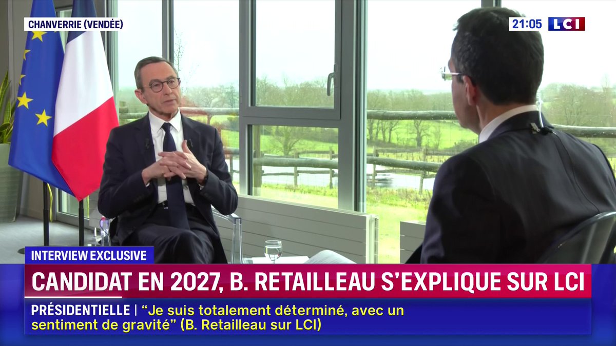 Image for the Tweet beginning: 🔴 Présidentielle 2027 : "Je