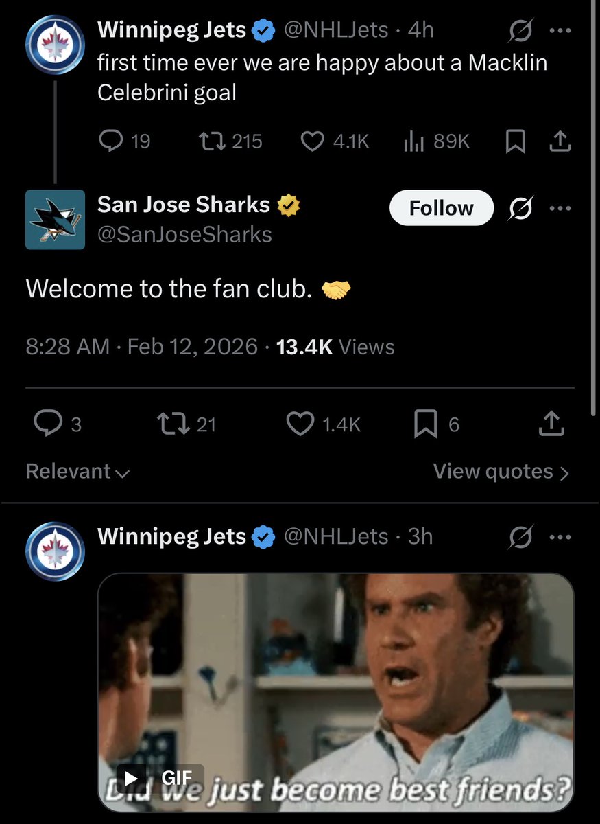 And then they were roommates