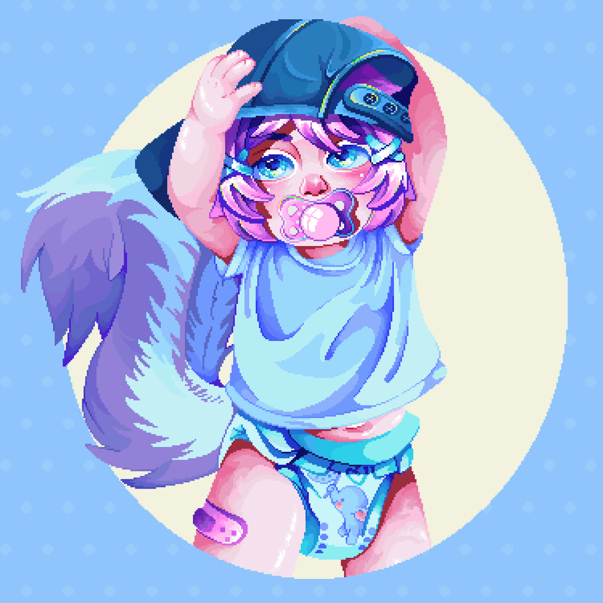 bad boy ( •̀ ω •́ )✎
#ドット絵 #baby