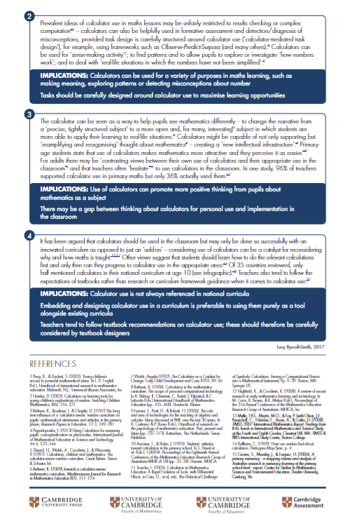 Nivel de cuñadismo con lo de las calculadoras que hace honor a esta red. Os resumo el espresso de <a href="/CambridgeMaths/">CambridgeMathematics</a> al respecto:
- El uso temprano de calculadoras está respaldado por la investigación. No obstante, faltan estudios, debido a q muchas veces se prohíben por norma. 1/n