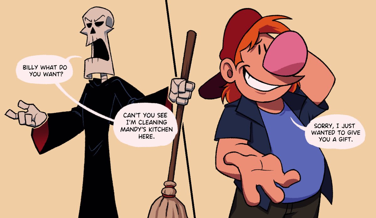 The moment Billy thought of the best idea of his life
(2/4)
#GrimTalesReimagined #GAOBAM