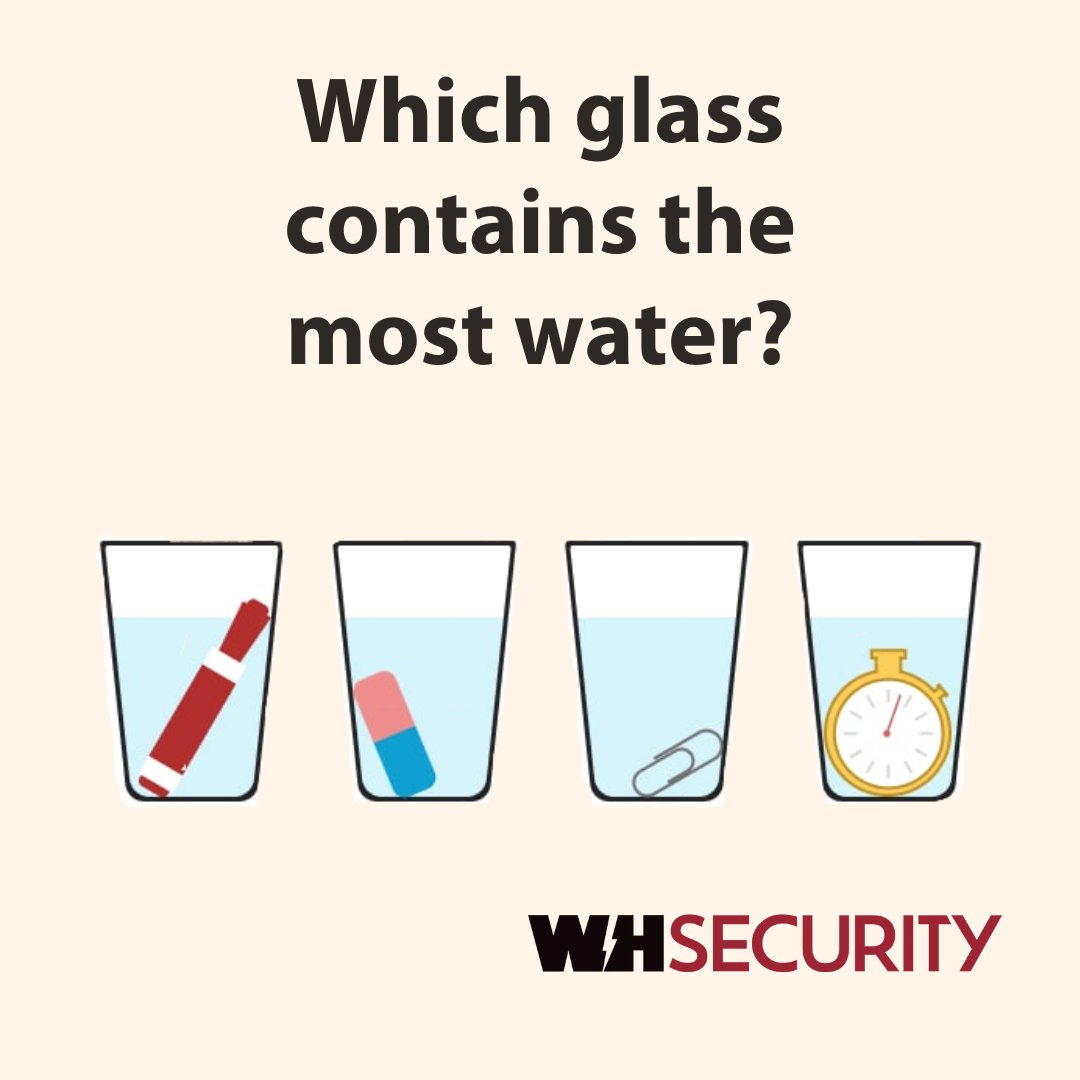 WH_Security's tweet photo. Happy Brainteaser Thursday! https://t.co/o4kn1eUvFe