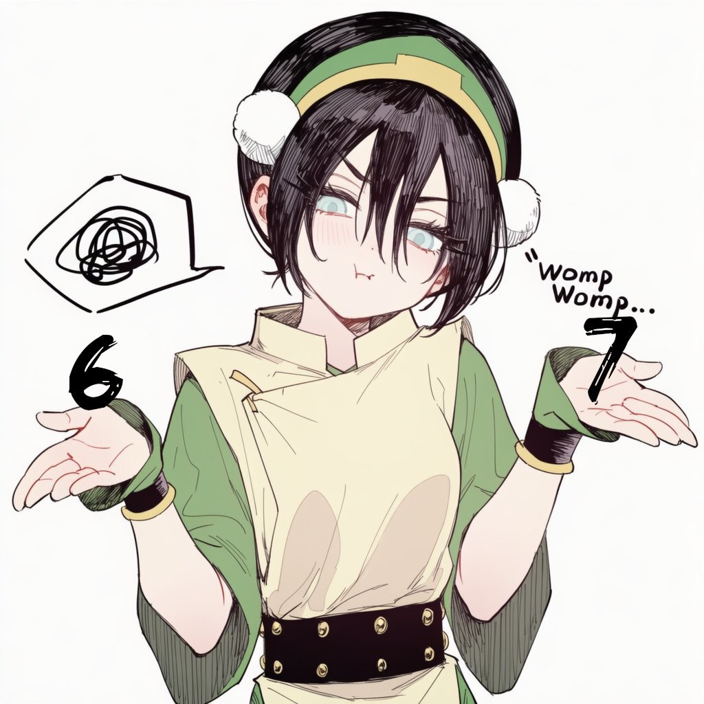 #Avatar
The idea of Toph having brainrot humor is equal parts painful as it is cute..