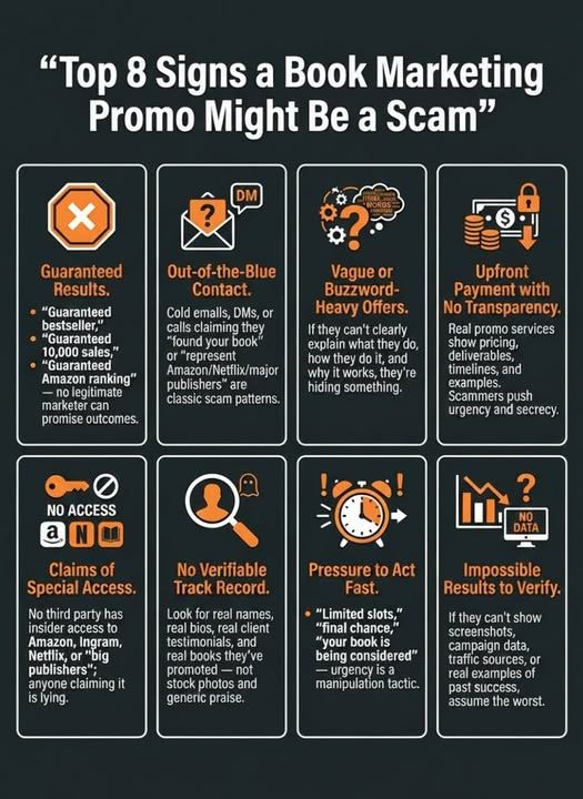 InventingRealit's tweet photo. Beware of marketing scammers targeting writers
#bookmarketingscam #writingcommunity #author #writing #amwriting #writer #writerslife #indieauthor #shortstory #authors #amediting #fiction #booksky https://t.co/zk03vQj9m2