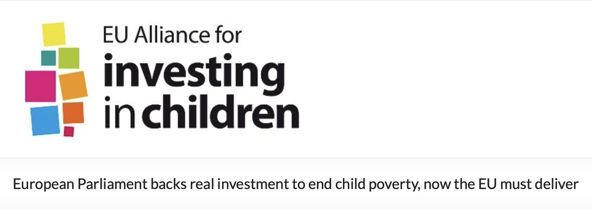 The <a href="/Europarl_EN/">European Parliament</a> adoption of the EU Anti‑Poverty Strategy Report sends a strong message: ending child poverty must stay at the core of Europe’s agenda.

Read the #InvestingInChildren Alliance's statement 👉 lnkd.in/efy_7-ew