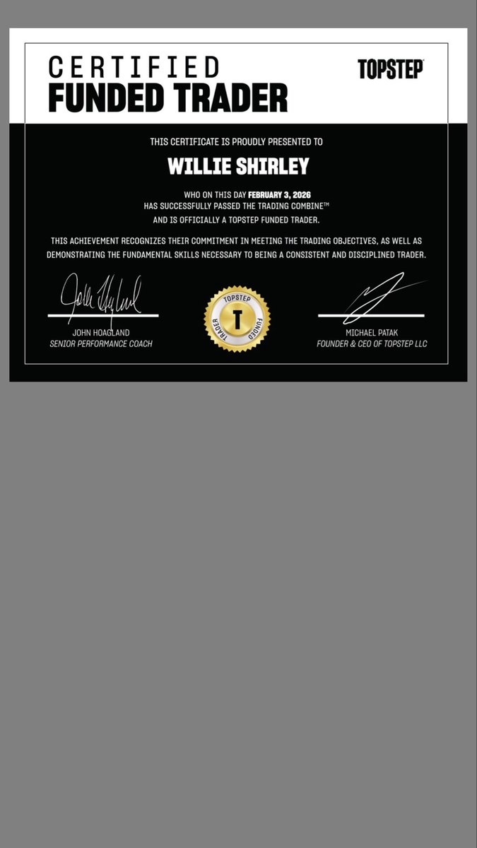 MastermindTrey's tweet photo. Recently became a funded trader with @Topstep , we in the big leagues now! https://t.co/LDNntLoJRi