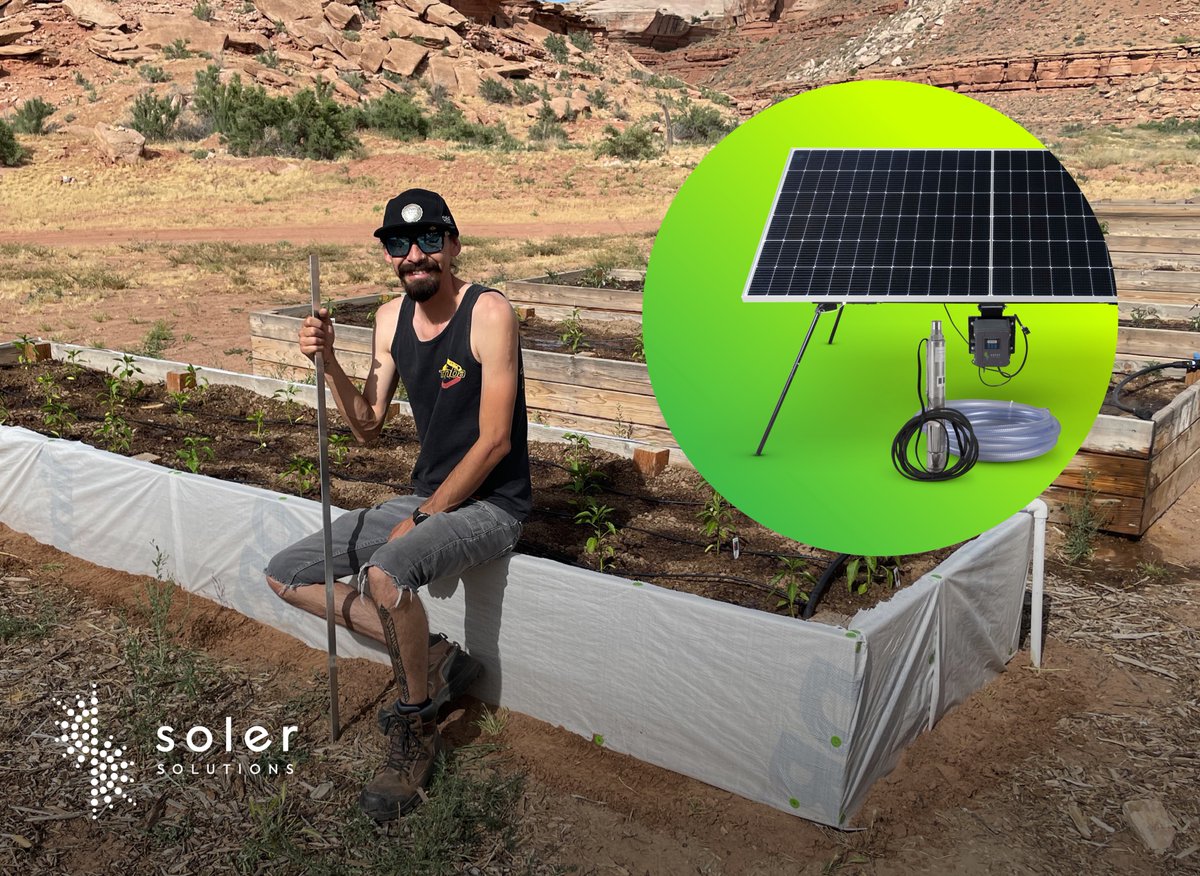 St. Christopher’s Mission: Community Water Access 💧

Bluff, Utah: a solar pump feeds drip irrigation for 30 raised beds from stored water. No grid, no fuel, less evaporation, and a setup the community can manage.

Read the story → shorturl.at/Nszyg

#CommunityWaterAccess