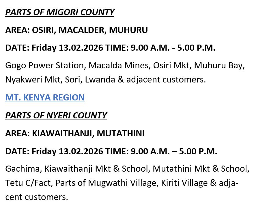 Kenya Power tweet media