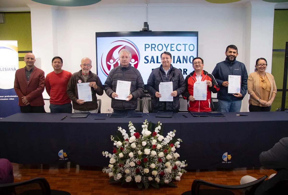 #Equador – Universidade Politécnica Salesiana e Fundações do Projeto Salesiano Equador firmam acordo em favor dos prediletos de #DomBosco

infoans.org/pt/secoes/noti…