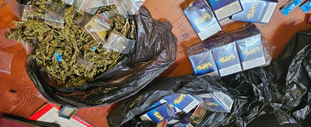 SAPoliceService's tweet photo. #sapsMP Acting Provincial Commissioner of #SAPS in Mpumalanga, Maj Gen (Dr) Zeph Mkhwanazi, with Ehlanzeni District Commissioner, Maj Gen D Xaba, led a disruptive operation at Majax Informal Settlement, Pilgrim’s Rest.

Four suspects aged between 25–65, were arrested for contravention of the Immigration Act, dealing in dagga, and possession of illicit cigarettes and liquor. #Illegalmining equipment, including motors and phendukas, was confiscated.

SAPS continues intelligence-driven operations to combat illegal mining.

#fightingcrime #partnershippolicing