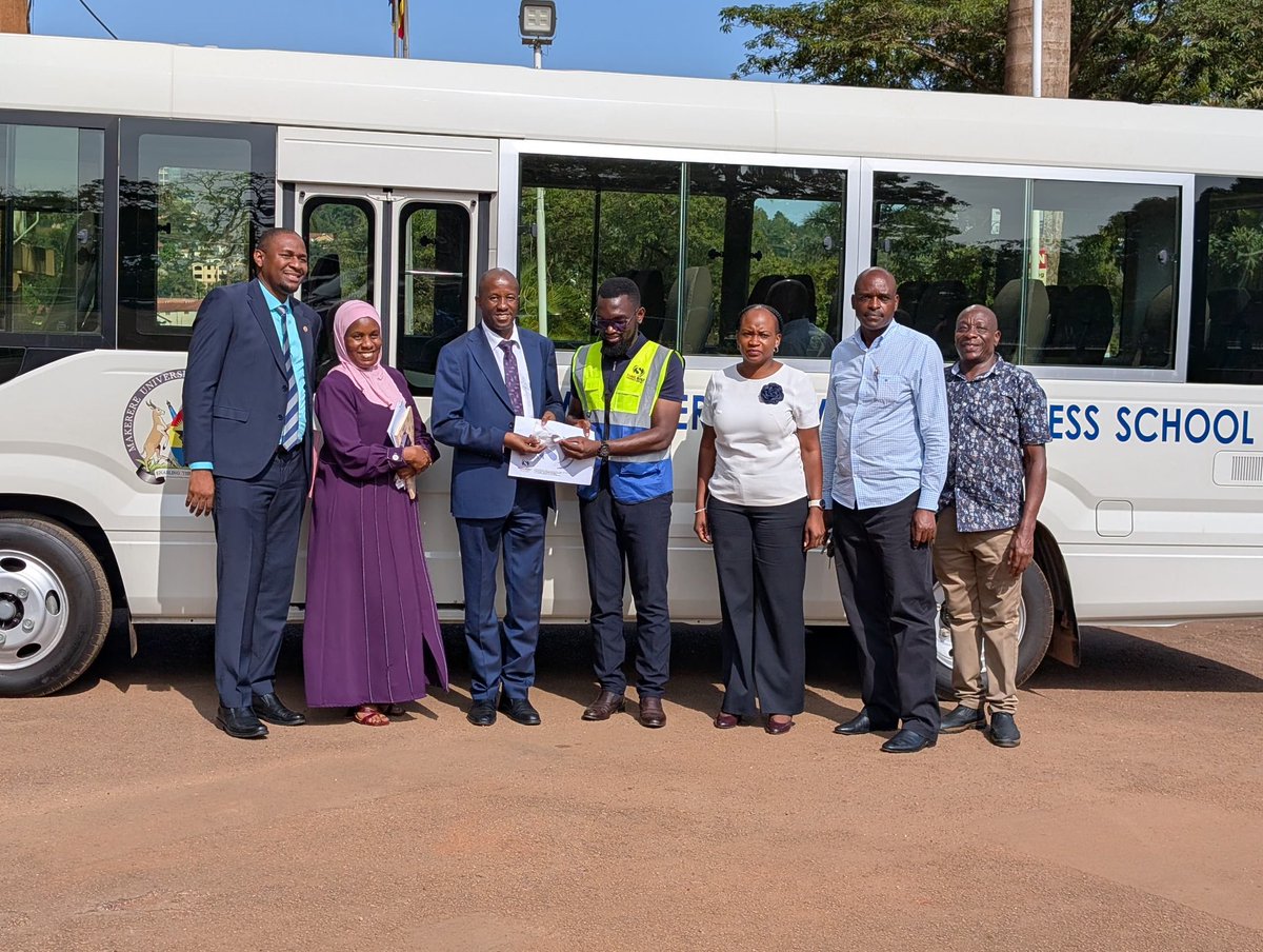 ProfMuhwezi's tweet photo. Today, we received a new Model 2025 30-seater van, further strengthening our transport capacity. This addition follows the delivery of a station wagon in December 2025.

Plans are underway to procure more vehicles in the new financial year as we continue to enhance service delivery at @OfficialMubs .

#InstitutionalGrowth #ServiceExcellence #InfrastructureDevelopment #StrategicInvestment #OperationalEfficiency