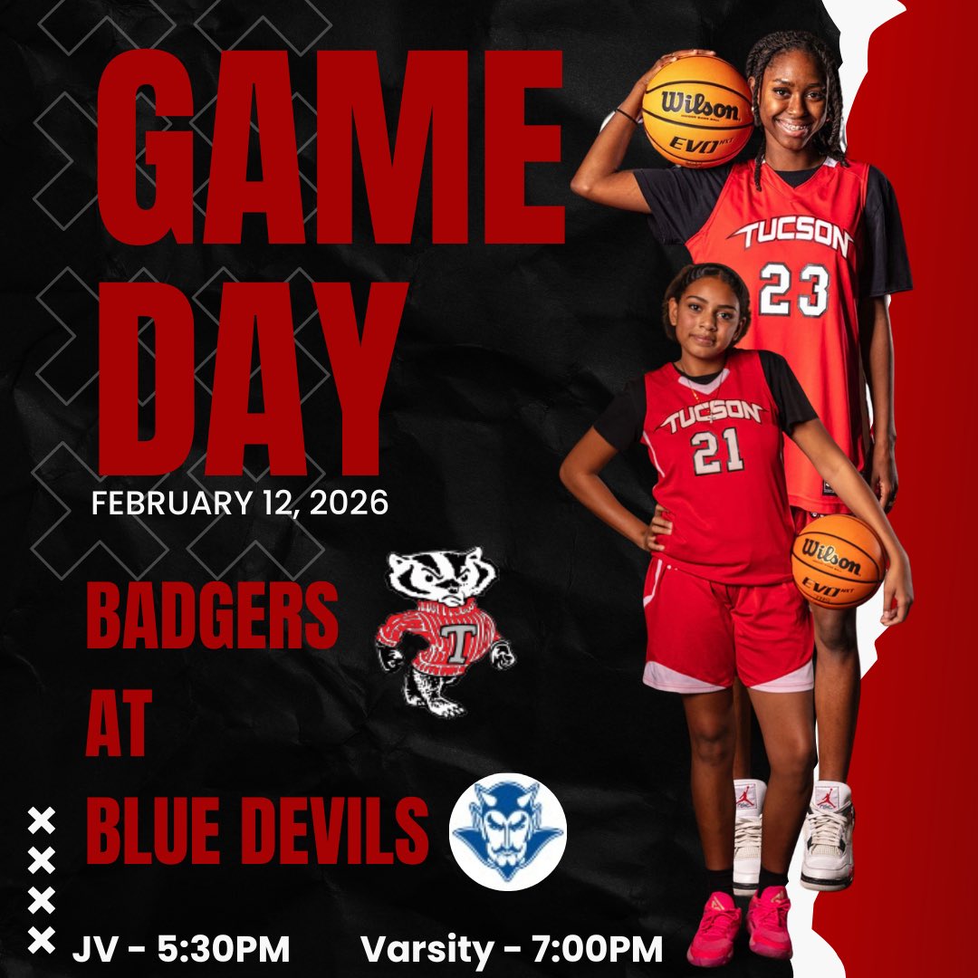 THMSGBB's tweet photo. We are on the road to play Sunnyside today! Let’s Go Badgers!

🆚 Sunnyside Blue Devils 
🕠 JV - 5:30PM
🕖 Varsity - 7:00PM
📍 Sunnyside High School
🎟️ $7 Adults, $4 Students w/ID

#BadgerNation❤️🤍#TrustTheProcess https://t.co/1nVnviFgZH
