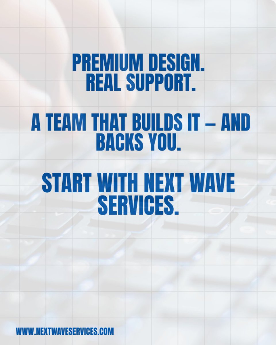 nextwaveassist1's tweet photo. Why Jake chose Next Wave Services:

✅ Clear communication 
✅ Fast support 
✅ A website built with intention (not templates slapped together)

If you want a web team that actually shows up and keeps you in the loop, let’s talk. 👉 https://t.co/4nlOoUTalU https://t.co/yccSTHx6uO