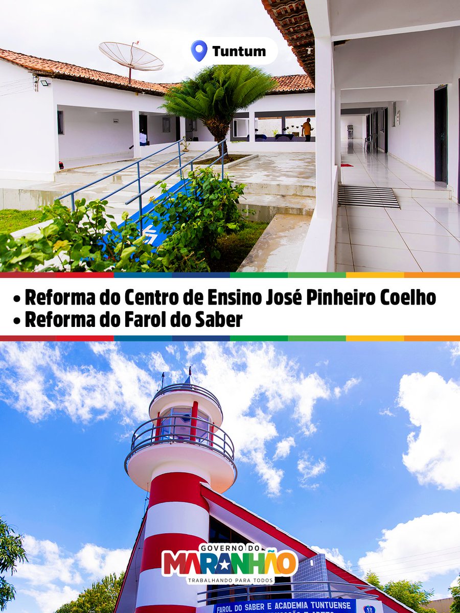 GovernoMA's tweet photo. š Obras e aƧƵes seguem chegando em diferentes cidades do MaranhĆ£o, levando mais infraestrutura, educação, mobilidade e qualidade de vida para a população.
#GovernoMA #Tuntum #Marros #Infraestrutura #Educação https://t.co/i7XhAytlZe