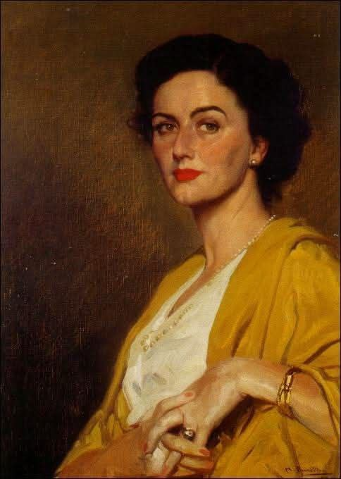 Retrato de Mauricia Fernández Urrutia-Manuel Benedito y Vives. (1875-1963).
