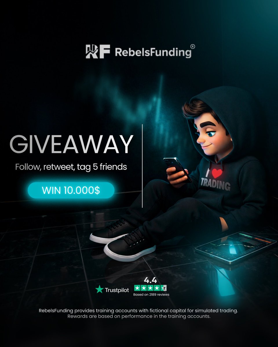 degreeforex's tweet image. GIVEAWAY ALERT 🚨:
5 x $10k accounts up for grabs.

The requirements will be 
• Follow @Rebelsfunding with notification on
• Like and retweet our posts
• Follow @degreeforex 
• Follow @soskamark
• Follow @tomasliptak0210
• Follow @wickedlandlord 
• Follow @Dhe_AltimetRF
•…