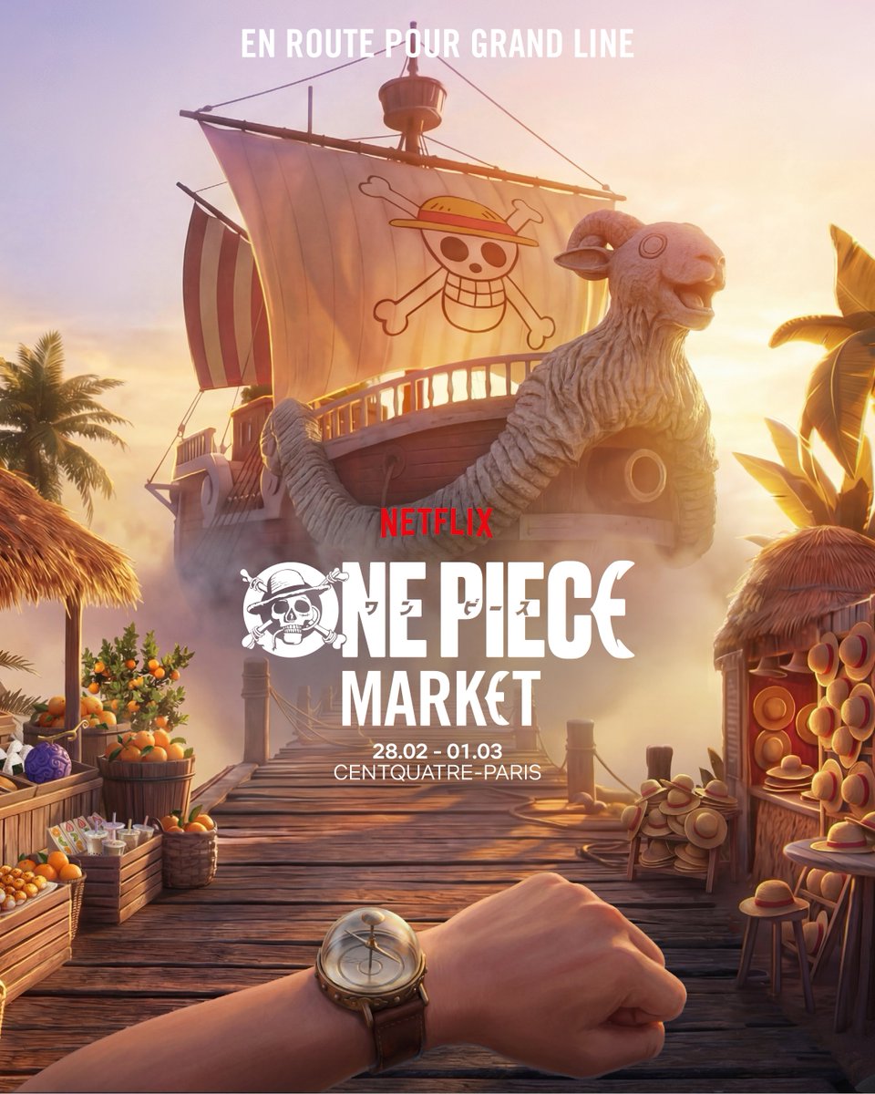 Le ONE PIECE MARKET débarque à Paris !

Rendez-vous au CENTQUATRE-PARIS les 28.02 et 01.03. Ouverture de la billetterie GRATUITE le 18.02 à 12h. Premiers arrivés, premiers servis !

Plus de détails 👇