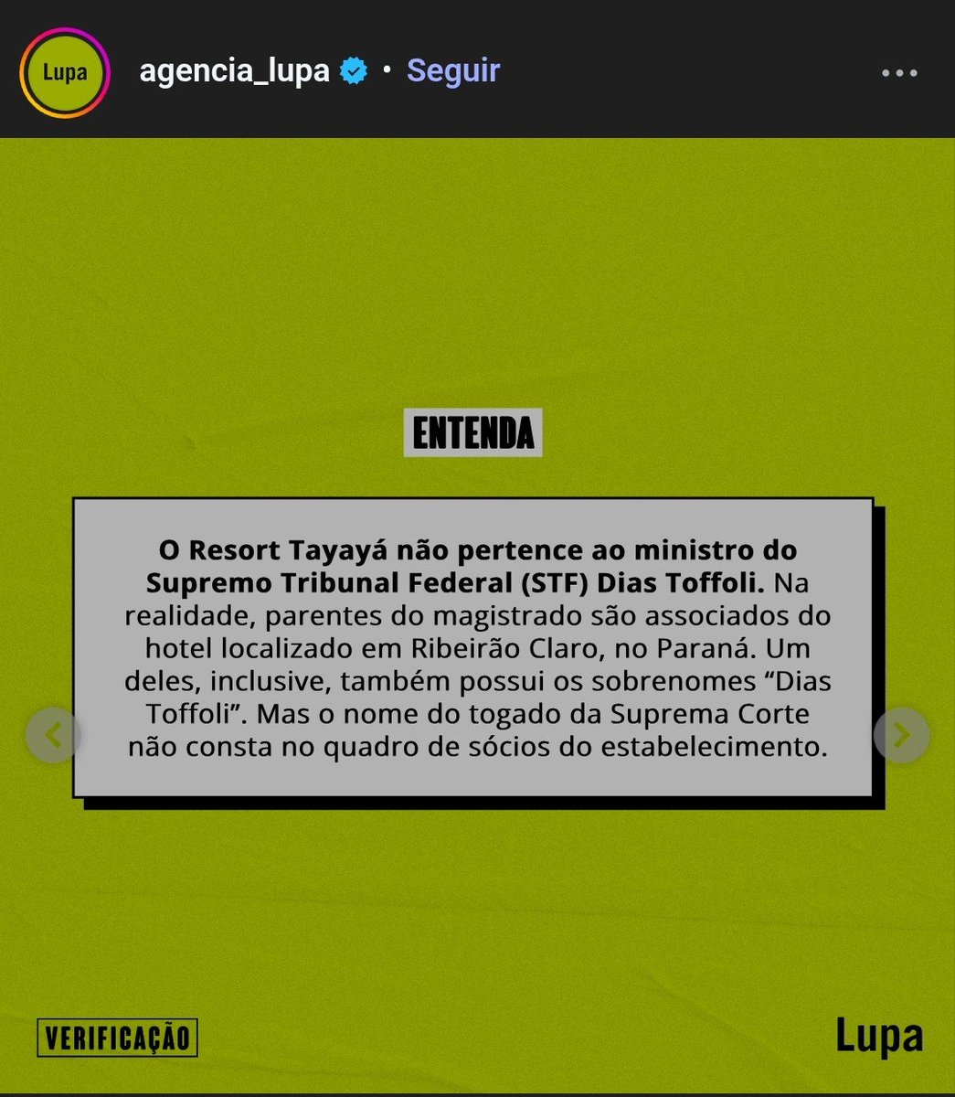 obrigado, <a href="/agencialupa/">Agência Lupa</a>. sempre é bom ficar ligado nas agências de checagem para não cair em fake news da extrema direita 🙏