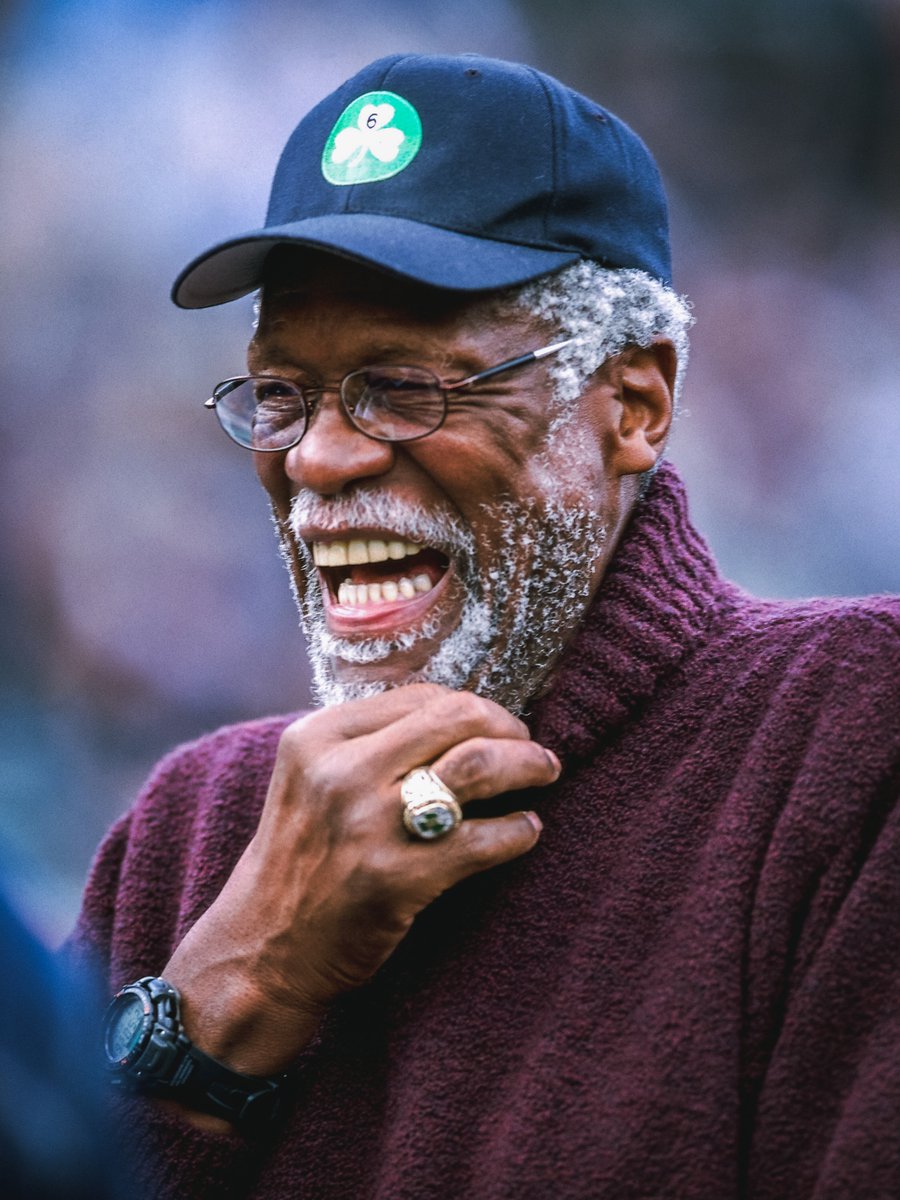 ☘️ 11x NBA Champion
☘️ 5x MVP
☘️ 11x All-NBA Team
☘️ 12x All-Star
☘️ 1969 All-Defense First Team
☘️ 4x NBA rebounding champ
☘️ Hall of Fame player &amp; coach
☘️ Undefeated in Game 7's
☘️ 1956 Olympic Gold Medalist
☘️ 2x NCAA Champion
☘️ 1955 NCAA MOP

He's the 🐐 for a reason