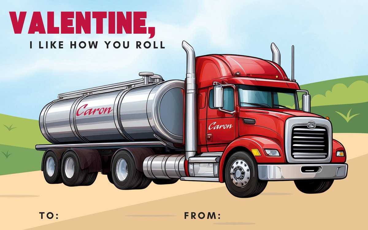 CaronTransport's tweet photo. Roses are red. Our trucks are too.
When it comes to reliability, we follow through.

Last-minute Valentine’s for the kids? Covered.
Your commodities? Covered too.

Dependable service. Every day. 🚛 https://t.co/bFrraov41u