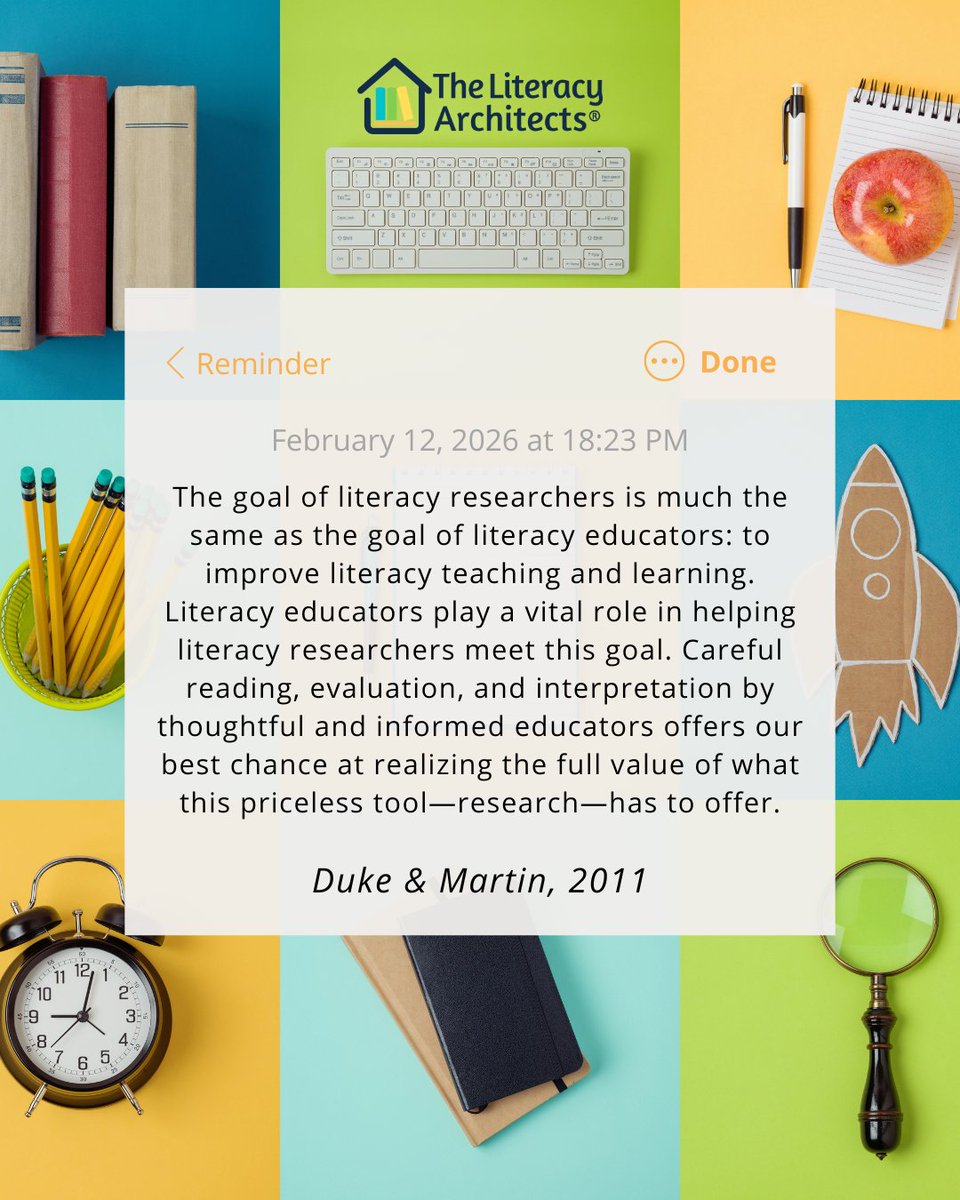 The Literacy Architects tweet media