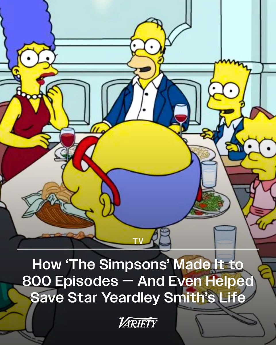 As #TheSimpsons celebrates 800 episodes, Lisa Simpson voice actor Yeardley Smith is revealing how the show saved her life. Literally. 

Smith fell down a flight of stairs in 2016 and broke her neck: “I separated my C5 and C6 [spinal level] like a cigar cutter, and my spinal cord
