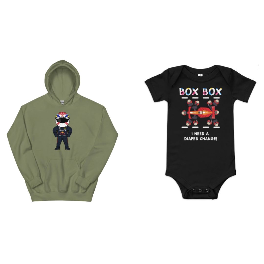 JeeGR44's tweet photo. The grid isn’t just for grown-ups 👶🏎️
From baby bodysuits to youth hoodies, our tiny racers are suited up for the new season. Tag a parent who watches quali with a kid on their lap 😅 #RacingFamily #F1Kids #BabyOutfit #MotorsportKids #EtsyFinds #GeniusParade https://t.co/jbagSvZDvh
