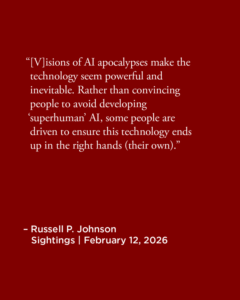 Martin Marty Center tweet media