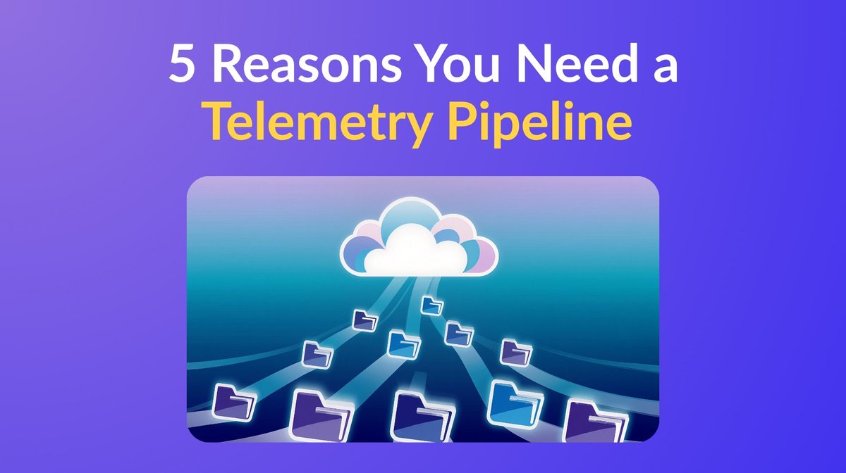 apicaio's tweet image. Many assume they need better tools, but they actually don't. They need better data flow. 

IT systems generate more telemetry than ever, so you need a telemetry pipeline.

Read on → apica.io/blog/5-reasons… 

#Observability #TelemetryPipeline #CostOptimization #DevOps #SRE