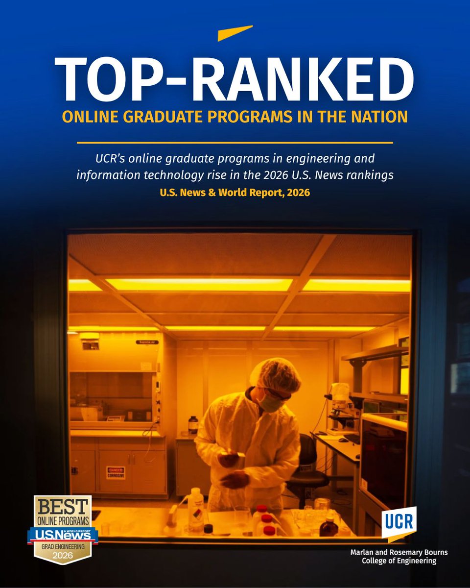 UCR Bourns College of Engineering tweet media