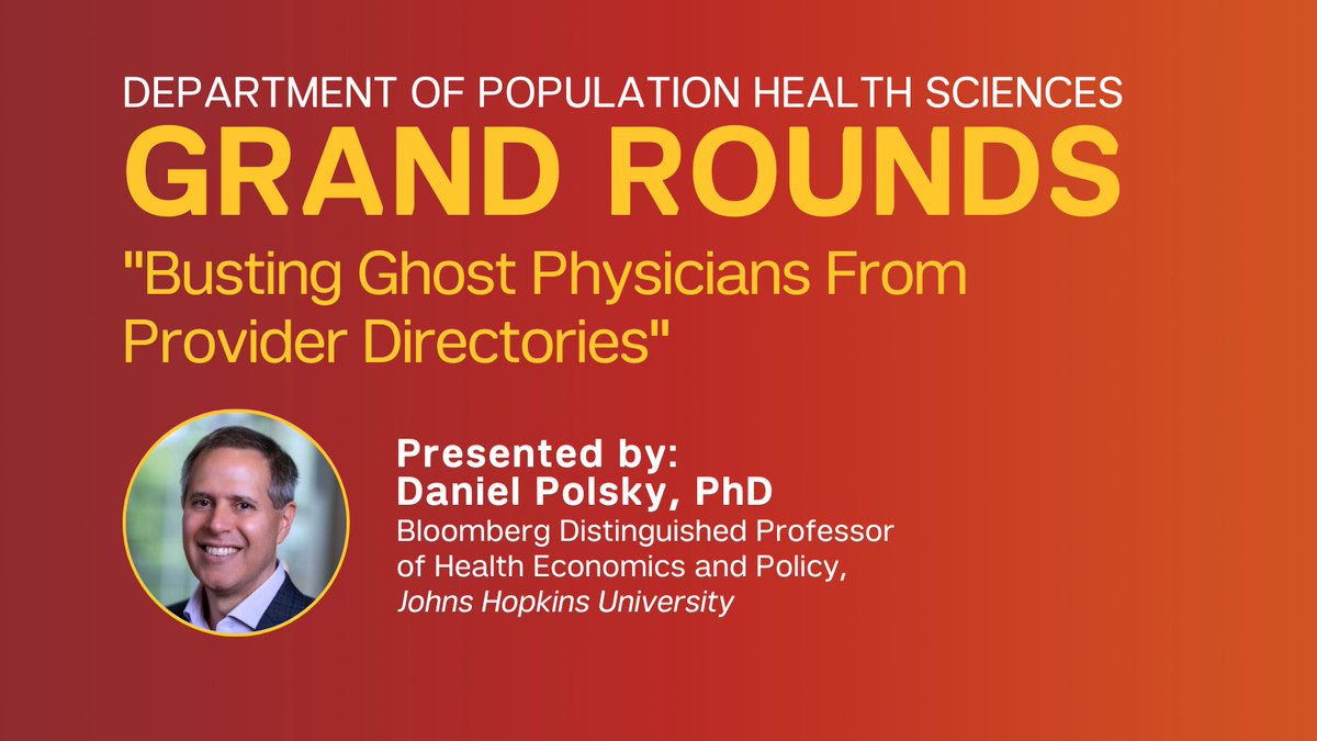 Weill Cornell Medicine Population Health Sciences tweet media