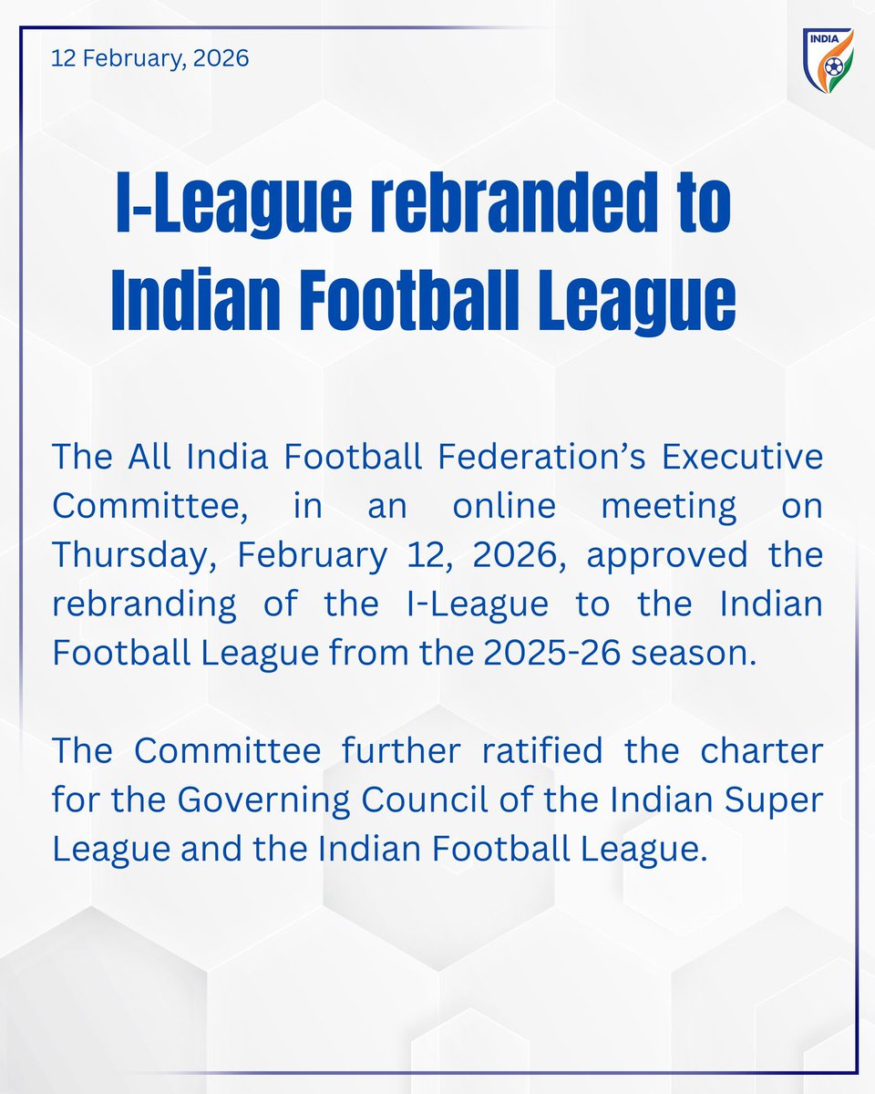 IndianFootball's tweet photo. 🏛️ AIFF Executive Committee decision 📢

#IFL #IndianFootball ⚽️ https://t.co/62XWSK2Uzs