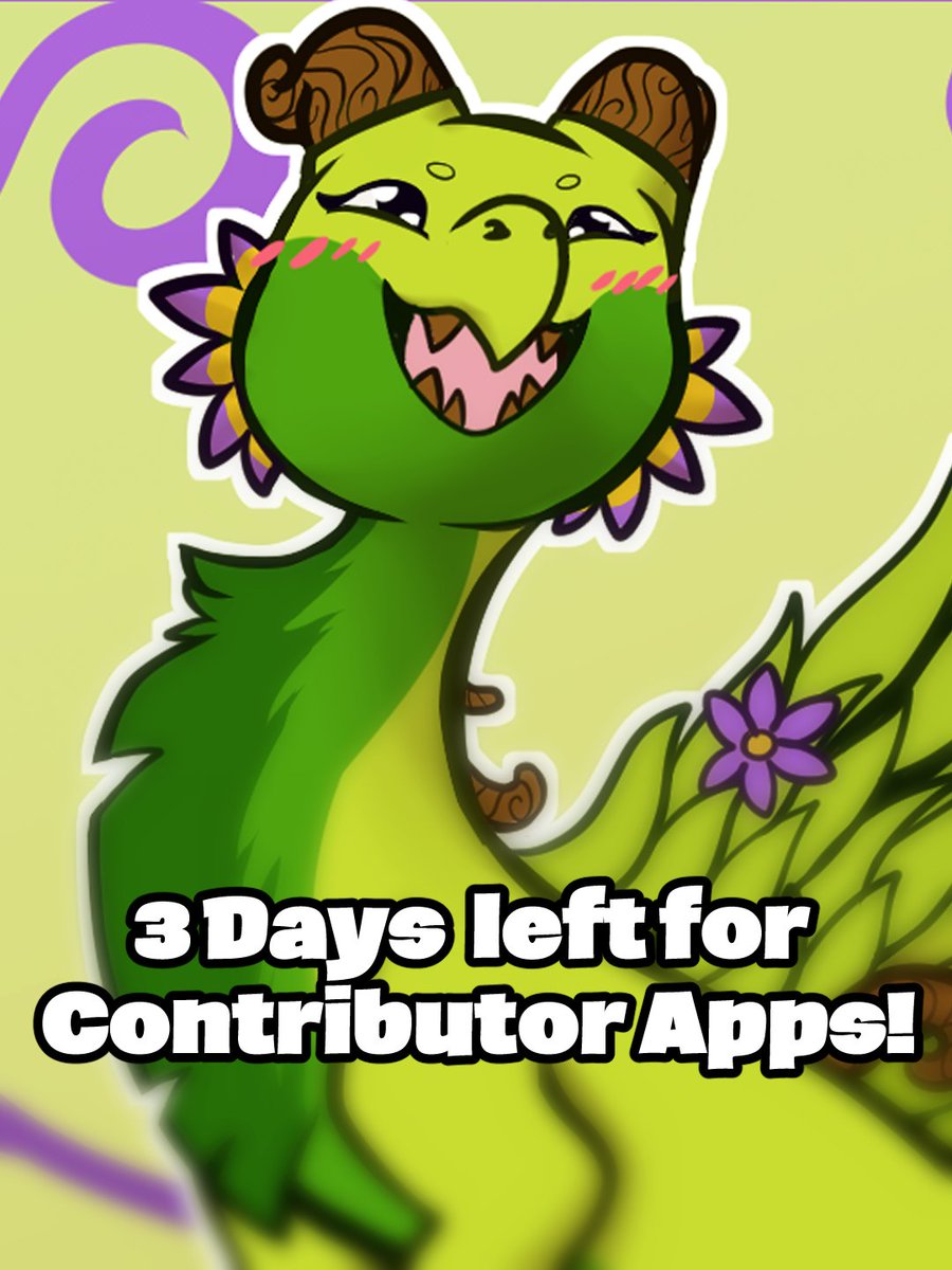 DragonvaleZine's tweet photo. 3 Days left to apply to out contributor application!

We allow more than just illustrators, we are also allowing writers, photographers, cosplayers, crafts, you name it!

Any applications past this point are not guaranteed to get their preferred choices for events. https://t.co/L6Wy8Yj773