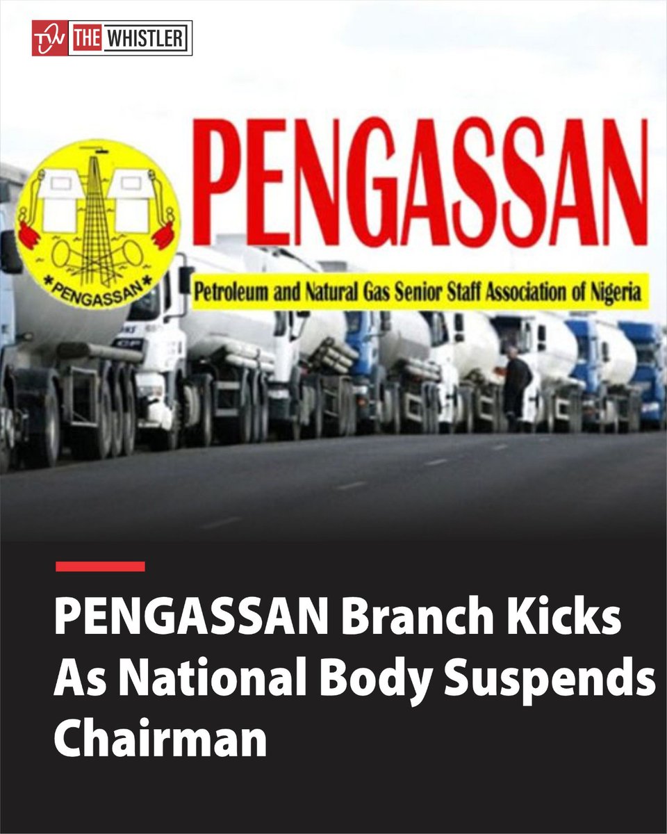 TheWhistlerNG's tweet photo. PENGASSAN Branch Kicks As National Body Suspends Chairman

https://t.co/aBTb4rXlv5 https://t.co/Jlux3ukPmH