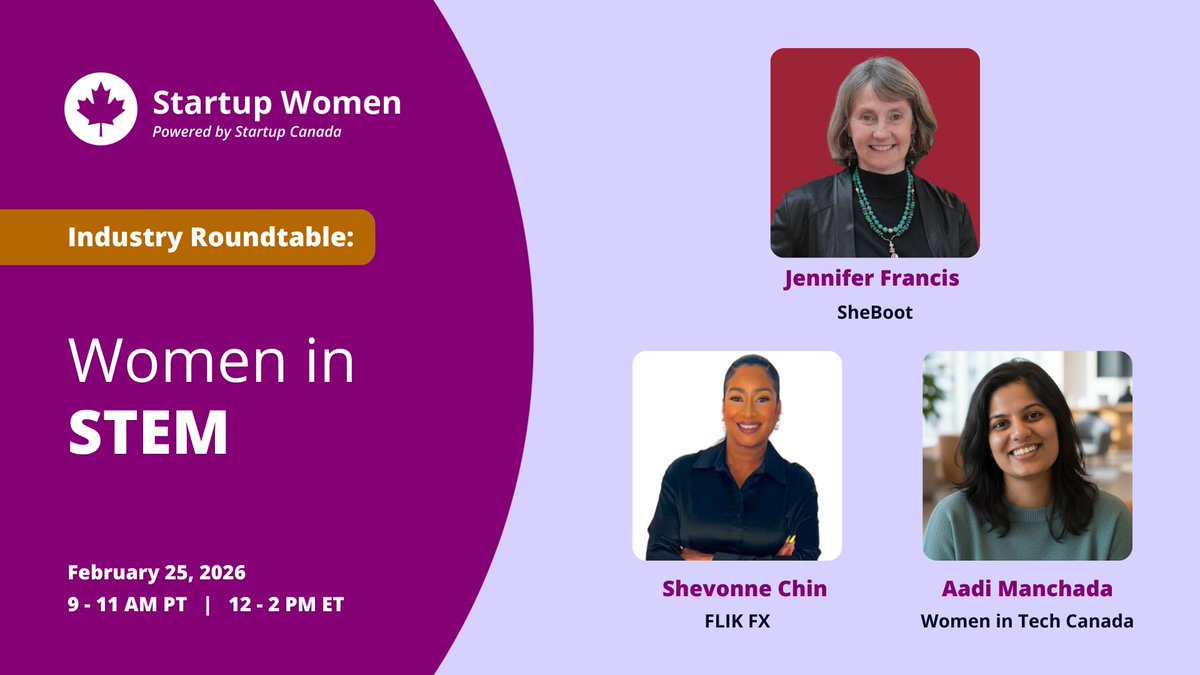 Startup Canada tweet media