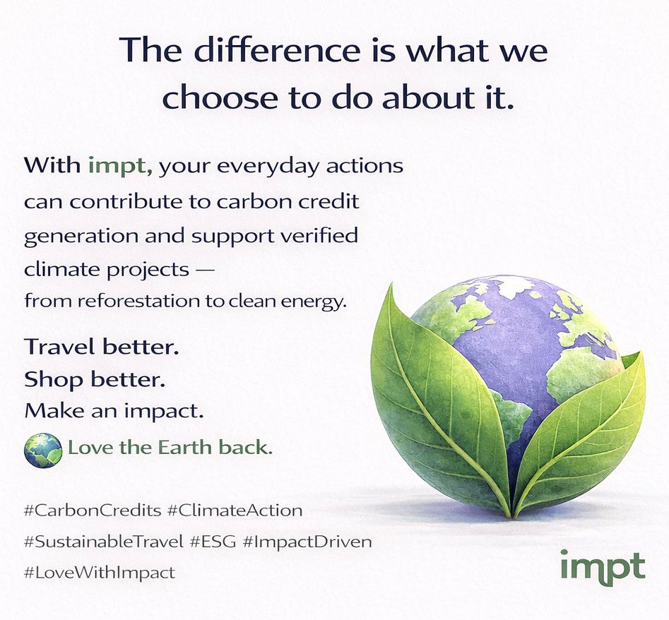 IMPT_token's tweet image. Every budget has a footprint. 🩷 
With IMPT, bookings and spend can contribute to carbon credit generation and verified climate projects. Impact isn’t seasonal.

It’s a decision.

#CarbonCredits #SustainableBusiness #ClimateAction