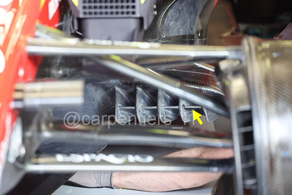 Interesting detail on the #Ferrari #SF26 #F1Testing #F1 #TechF1