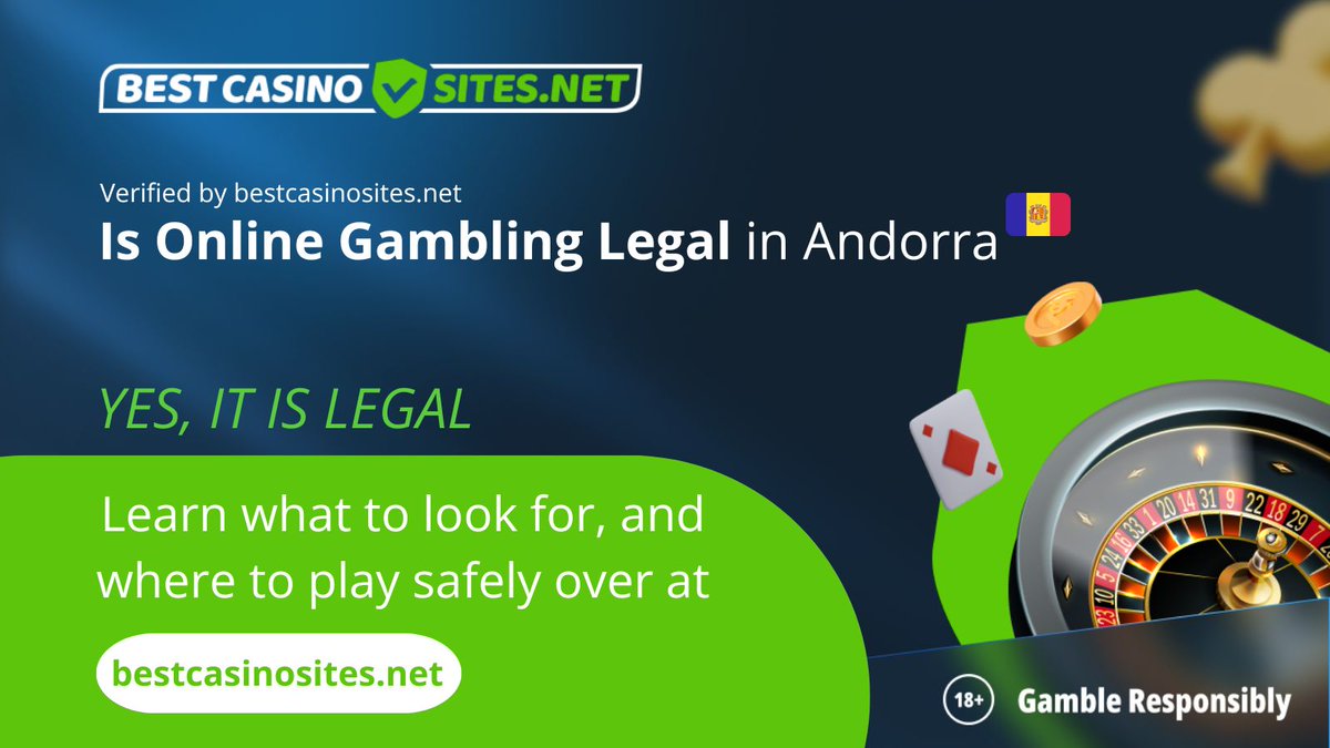 🛡️Is Online Gambling Legal in Andorra? 

✅Yes, online gambling is legal in Andorra - as long as you're playing at licensed operators! 

Here’s what to look for: bestcasinosites.net/andorra/

#bestcasinositesnet #andorra