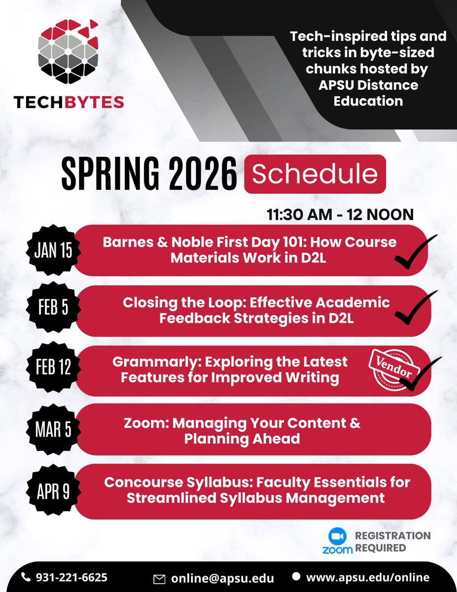 APSU Distance Ed tweet media
