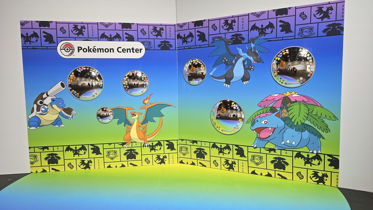 Quelques photos prises au Pokémon Center de l'#EUIC à Londres.