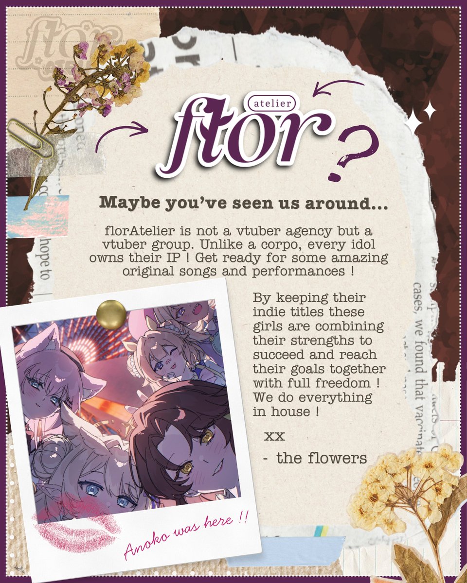 What is florAtelier? 💐  

What you need to know about this new EU indie idol VTuber group! 🇪🇺