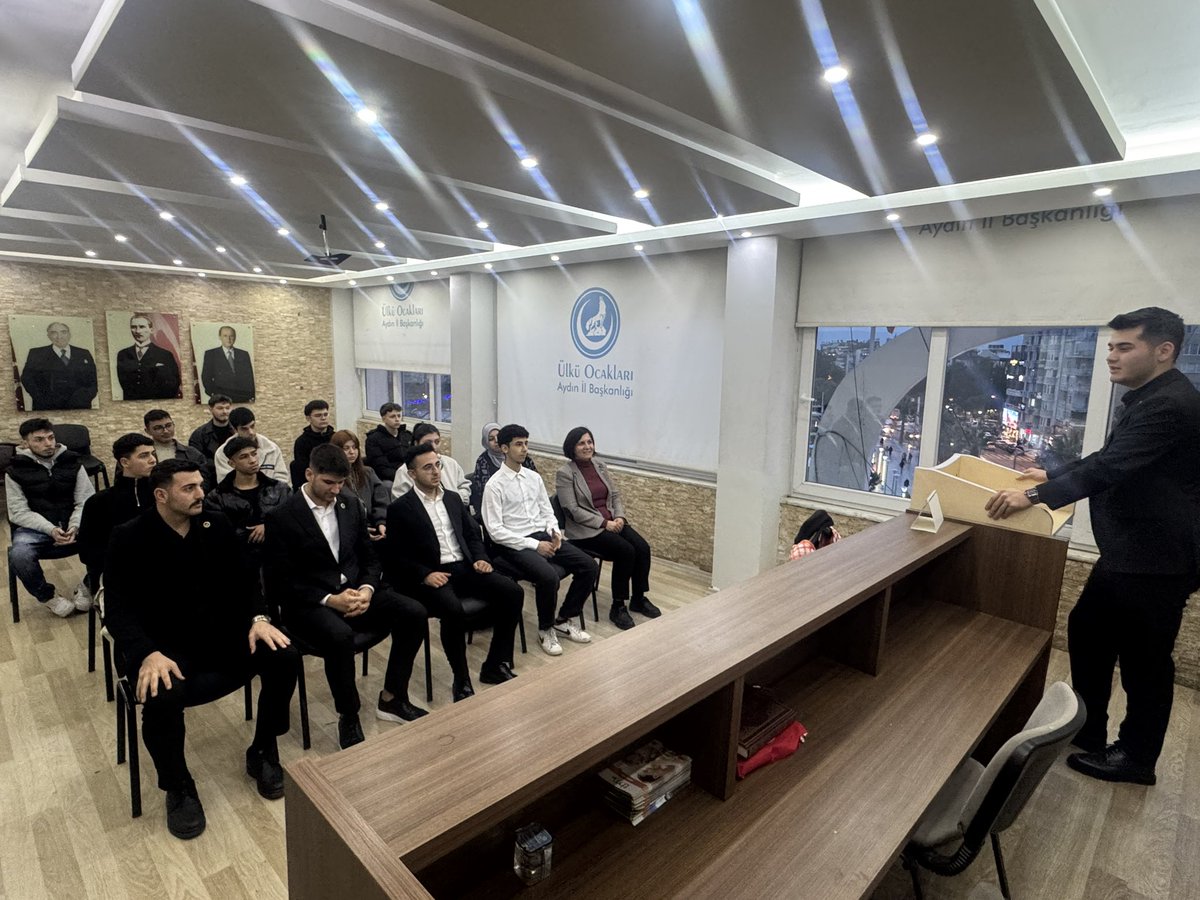 Ülkü Ocakları Aydın İl Başkanlığı olarak “Geçmişten Günümüze Aydın’ın Kültürel ve Yerel Kimliği” konulu haftalık eğitim seminerimizi gerçekleştirdik.

<a href="/ayyildirim1/">Ahmet Yiğit Yıldırım</a> 
<a href="/UmurGuzerin/">Umur Güzerin</a> 
<a href="/Okan_Bozkurt_06/">Okan Bozkurt</a> 
<a href="/Bgul1909/">Berkay Gül</a>