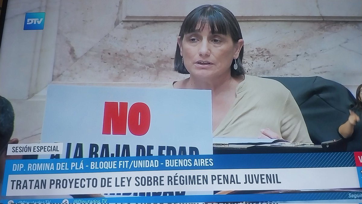 Ahí la tenés a la pelotuda esta como a <a href="/myriambregman/">Myriam Bregman</a> NO quiere la baja de imputabilidad...bueno si a ellas le tocaría con ser querido o familiar ahi te quiero ver...RATAS INMUNDAS!!!!