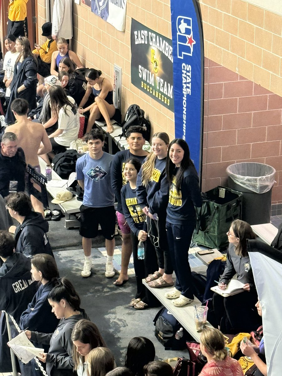 coach_erobinson's tweet photo. Fun to watch our Freeman athletes compete at the highest level!! UIL State Swim Meet! Let’s Go Freeman! #WingsUp https://t.co/y6QNqh8yHp