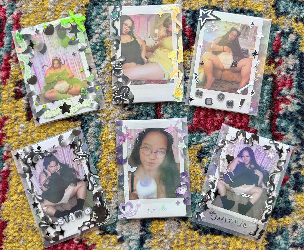 my kpop style photo cards are now available!! 🎞️📸
handmade by me and one of a kind! 
so if you want a specific one act quick!!
:
justfor.fans/mystore/slimem…