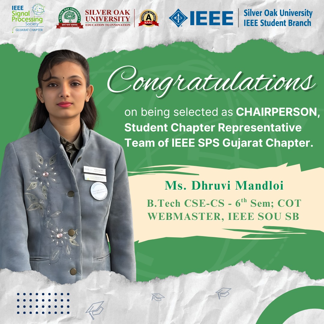 Silver Oak University IEEE SB tweet media