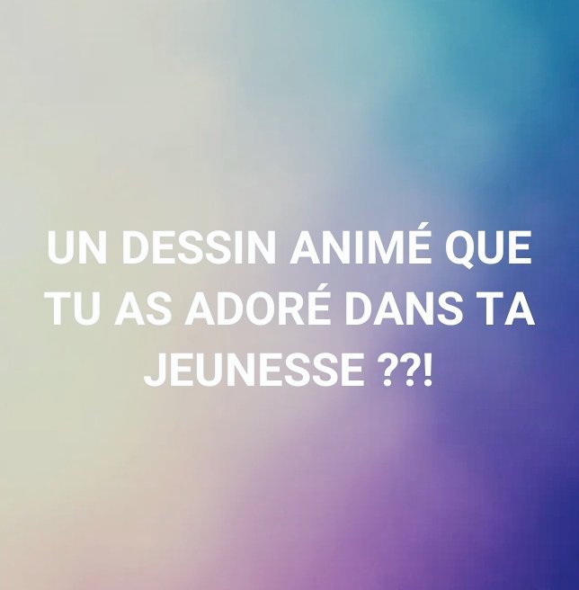 PS : Tom and Jerry
Et vous ?