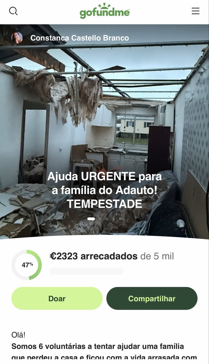 Quem puder ajudar essa família qualquer quantia faz diferença! ♥️

gofundme.com/f/ajuda-urgent…