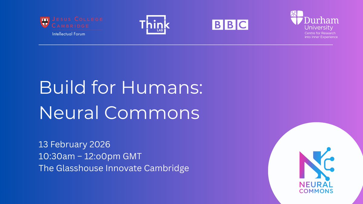 University of Cambridge ThinkLab tweet media